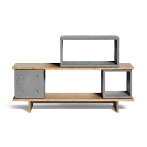Dice Concrete and Wood Storage Collection by Lyon Beton | Do Shop
