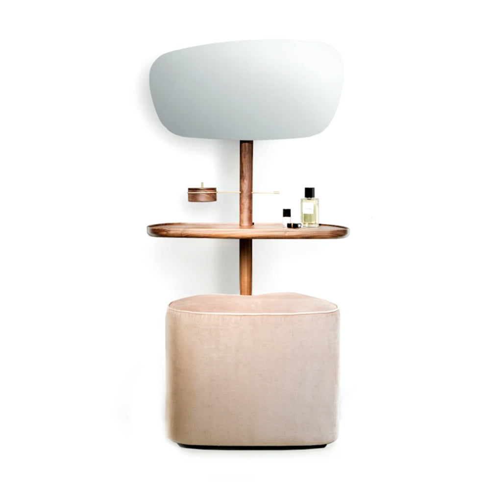 Vanity Table and Pouf - Tocador