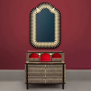 Vanilla Noir The Big Parade Tall Mirror by Scarlet Splendour | Do Shop