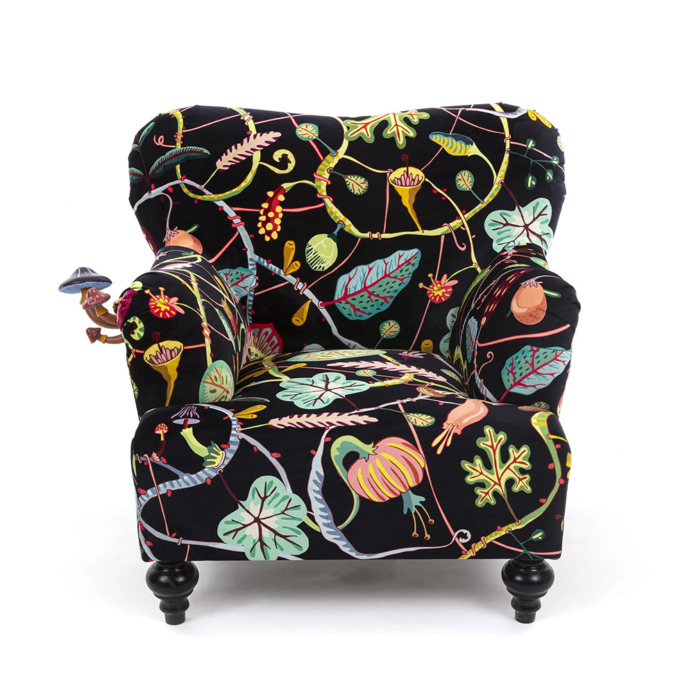 Botanical Diva Armchair Black - Seletti - Do Shop