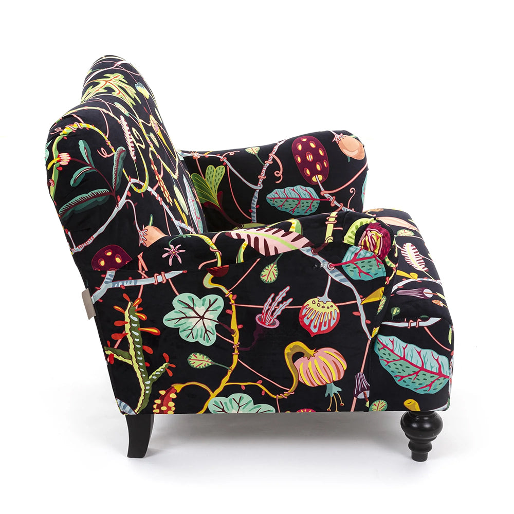 Botanical Diva Armchair Black - Seletti - Do Shop
