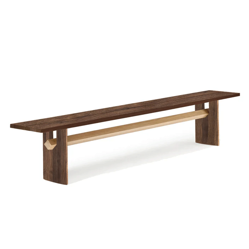 Snoop Bench - Ash Bench and Walnut Beam - Oak - Do Shop