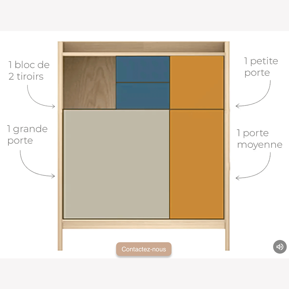 Bric 90 Chest of Drawers - Drugeot - Do Shop