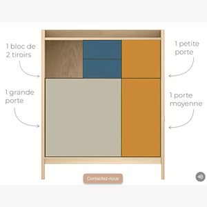 Bric 90 Chest of Drawers - Drugeot - Do Shop