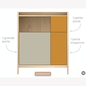 Bric 90 Chest of Drawers - Drugeot - Do Shop