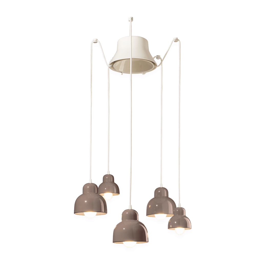 Berimbau Suspension 5 Lights - C2605 - Ferroluce - Do Shop