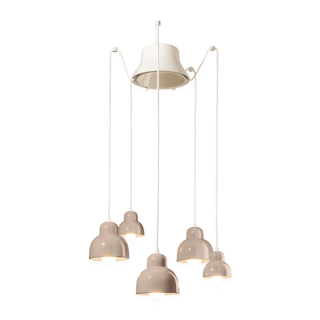 Berimbau Suspension 5 Lights - C2605 - Ferroluce - Do Shop