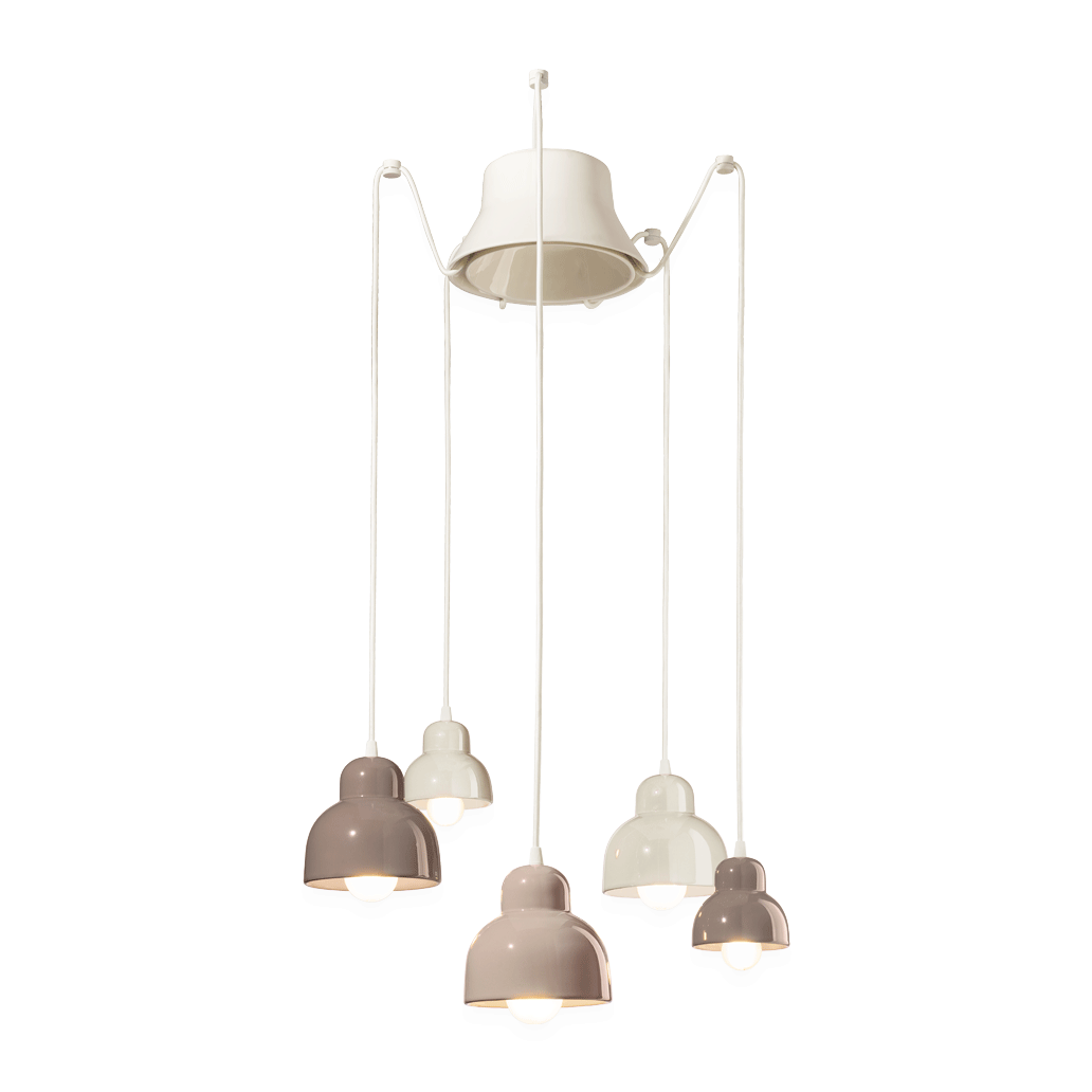 Berimbau Suspension 5 Lights - C2609 - Ferroluce - Do Shop