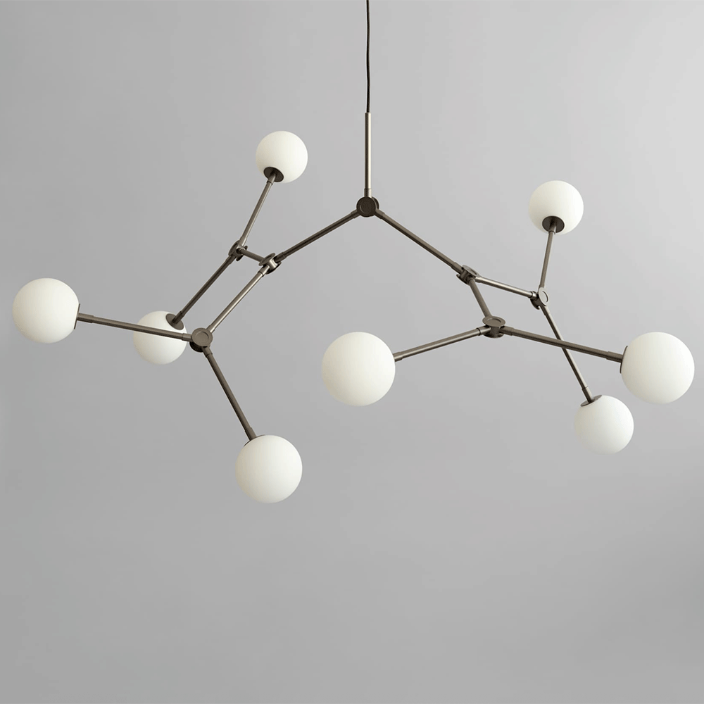 Drop Chandelier Bulb Grey Grande by 101 Copenhagen | Do Shop
