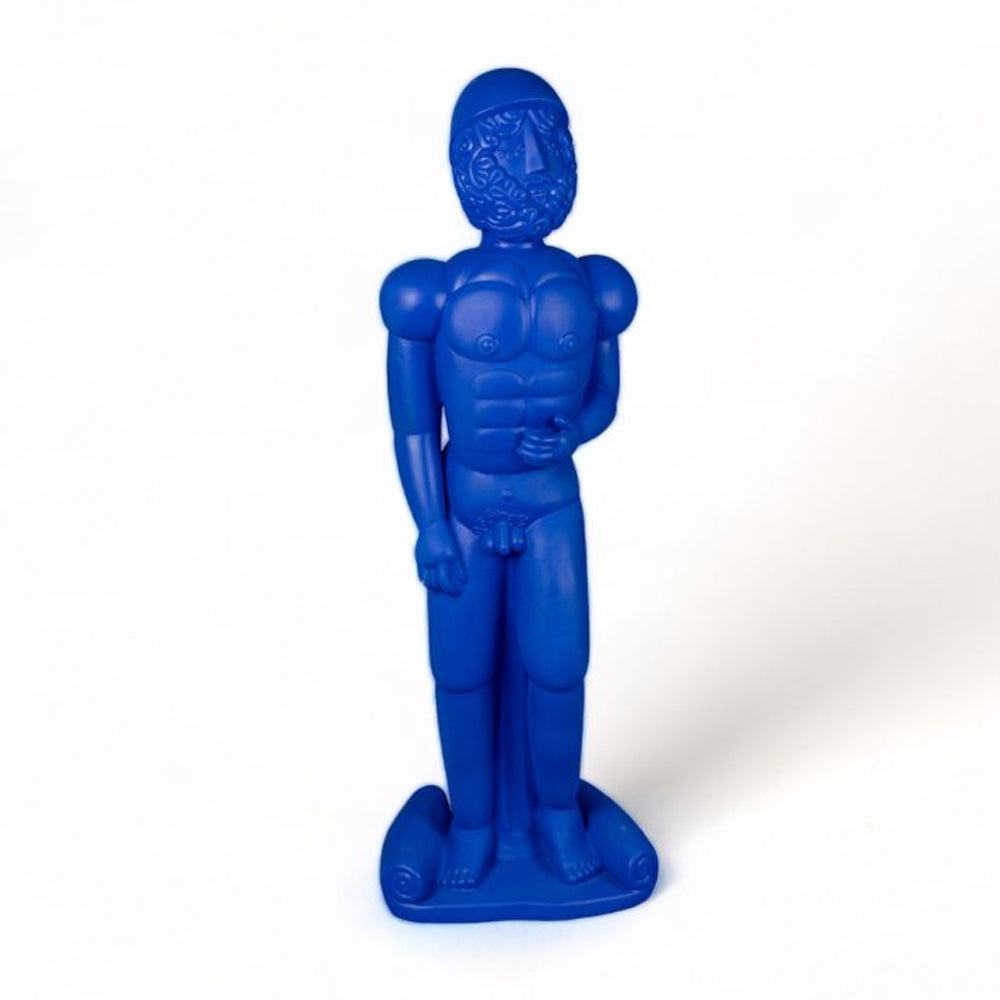 Magna Graecia Bronzo Helmet Statue - Cobalt Blue by Seletti | Do Shop