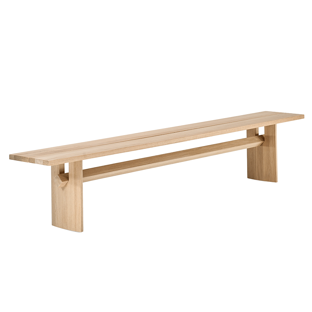 Snoop Bench - Ash Bench and Walnut Beam - Oak - Do Shop