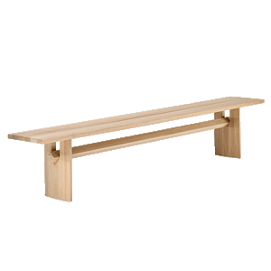 Snoop Bench - Ash Bench and Walnut Beam - Oak - Do Shop