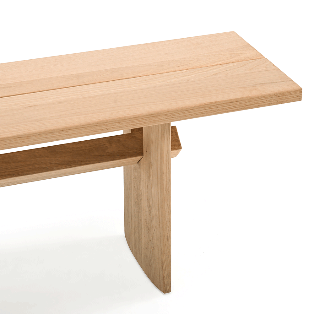 Snoop Bench - Ash Bench and Walnut Beam - Oak - Do Shop