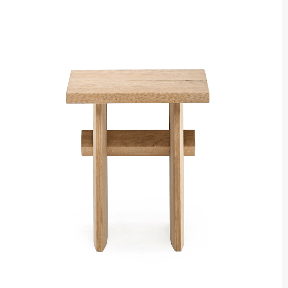 Snoop Stool - Ash Stool and Walnut Beam - Woak - Do Shop