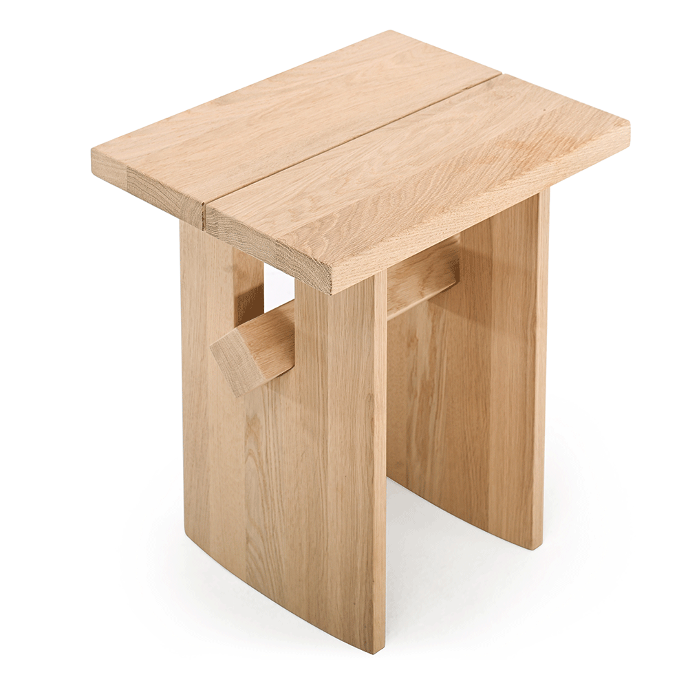 Snoop Stool - Ash Stool and Walnut Beam - Woak - Do Shop