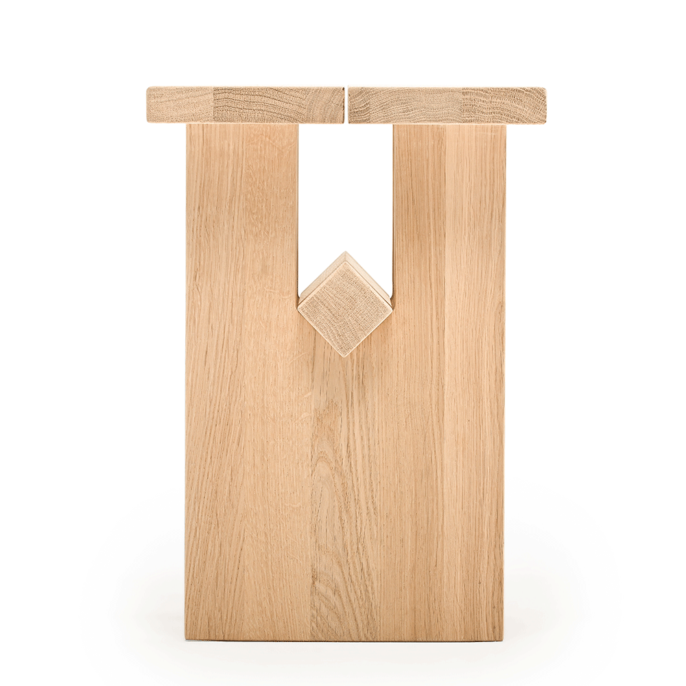 Snoop Stool - Ash Stool and Walnut Beam - Woak - Do Shop
