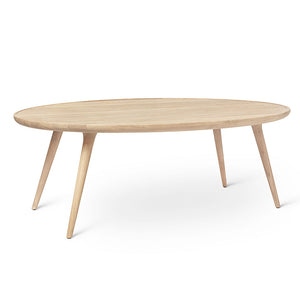 Accent Oval Lounge Table - Natural Matt Lacquer - Do - Mater