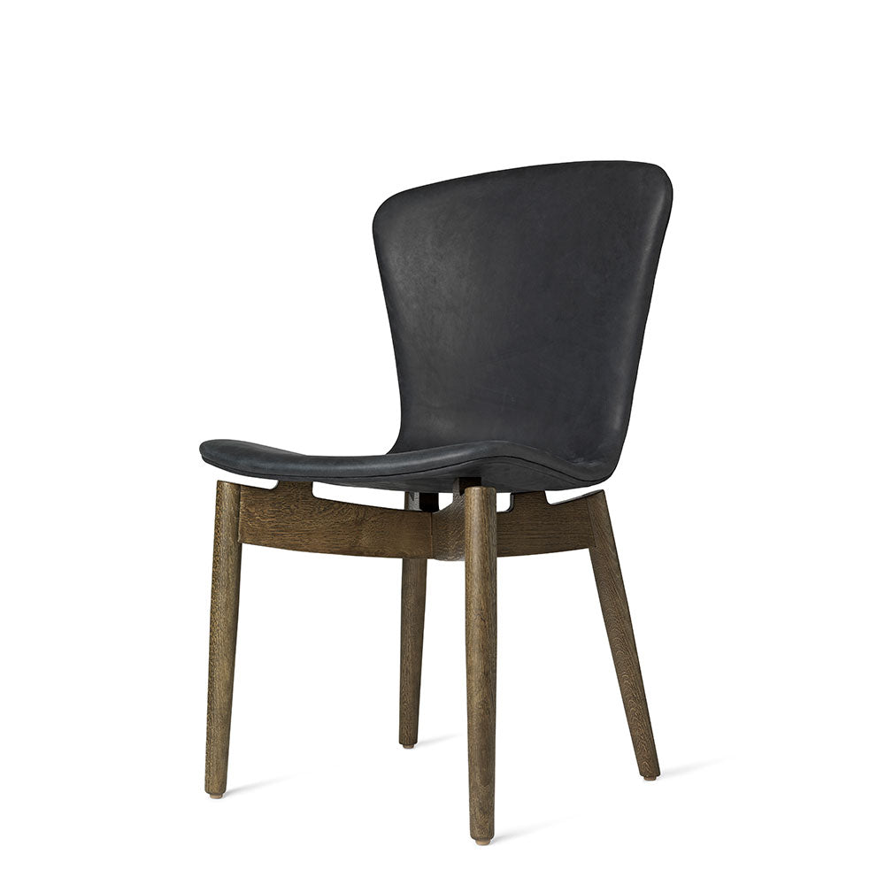 Shell Dining Chair - Dunes Anthrazit Black Leather - Mater - Do