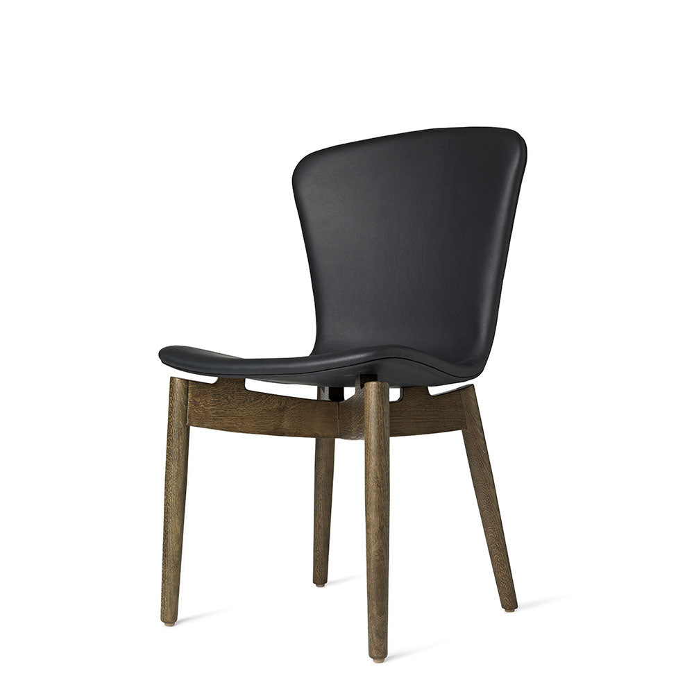 Shell Dining Chair - Ultra Black Leather - Mater - Do