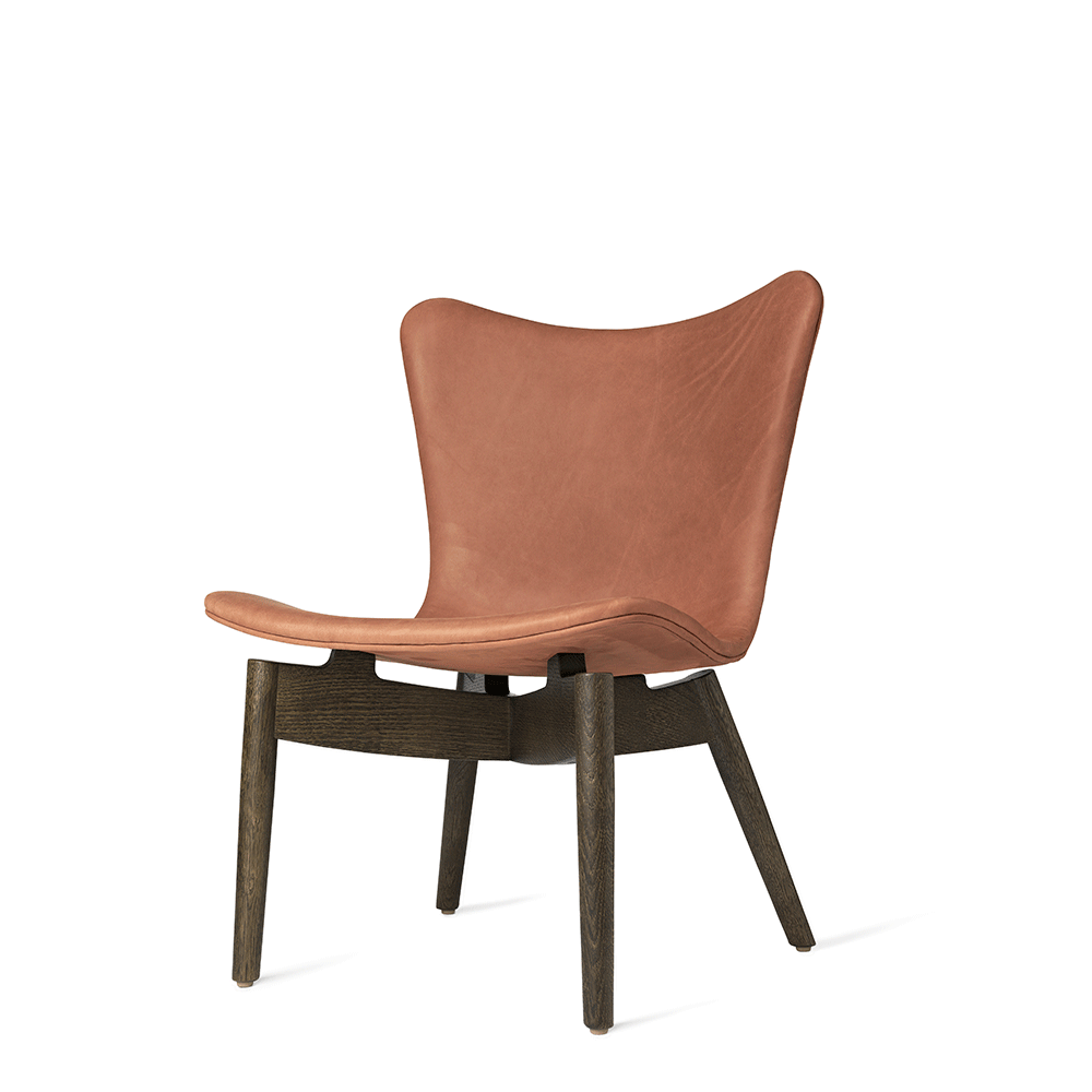 Shell Lounge Chair - Dunes Rust Leather - Mater - Do