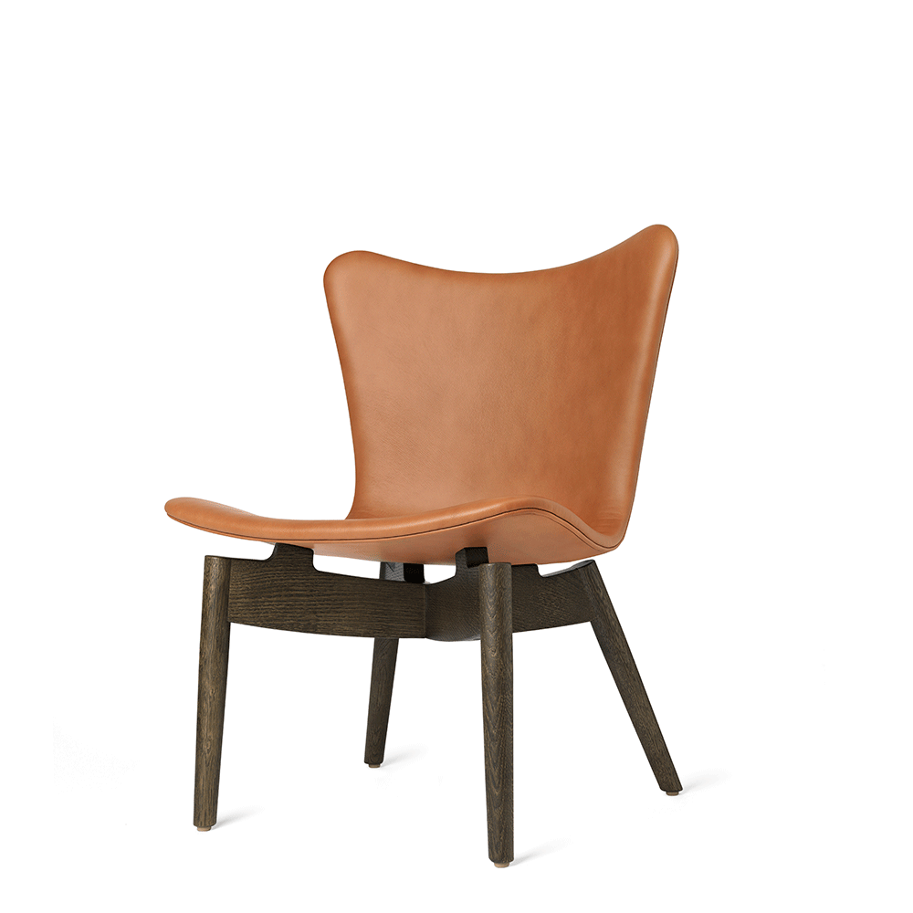Shell Lounge Chair - Ultra Brandy Leather - Mater - Do