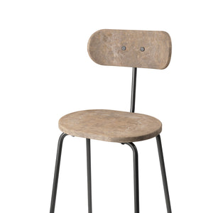 Earth Stool with Backrest by Mater | Do Shop