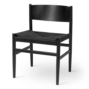 Nestor Chair - Black Stained Beech Structure - Mater - Do