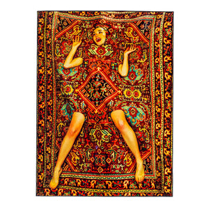 Lady On Carpet - Rectangular Rug - Seletti Wears Toiletpaper - Do Shop
