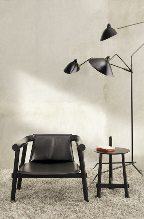 Altay Armchair - Black Leather - Coedition - Do Shop