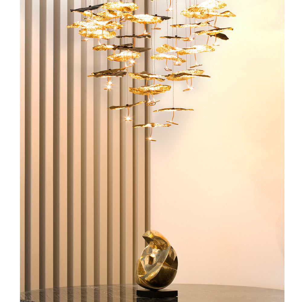 Luci d’Oro Gold Moon Chandelier by Catellani & Smith | Do Shop\