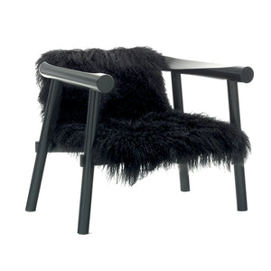 Altay Armchair in Black Goatskin by Coedition | Do Shop
