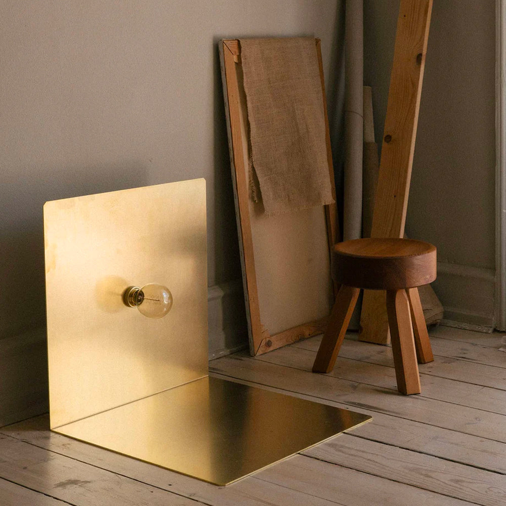 90 Degrees Floor Light - Brass by Frama | Do Shop