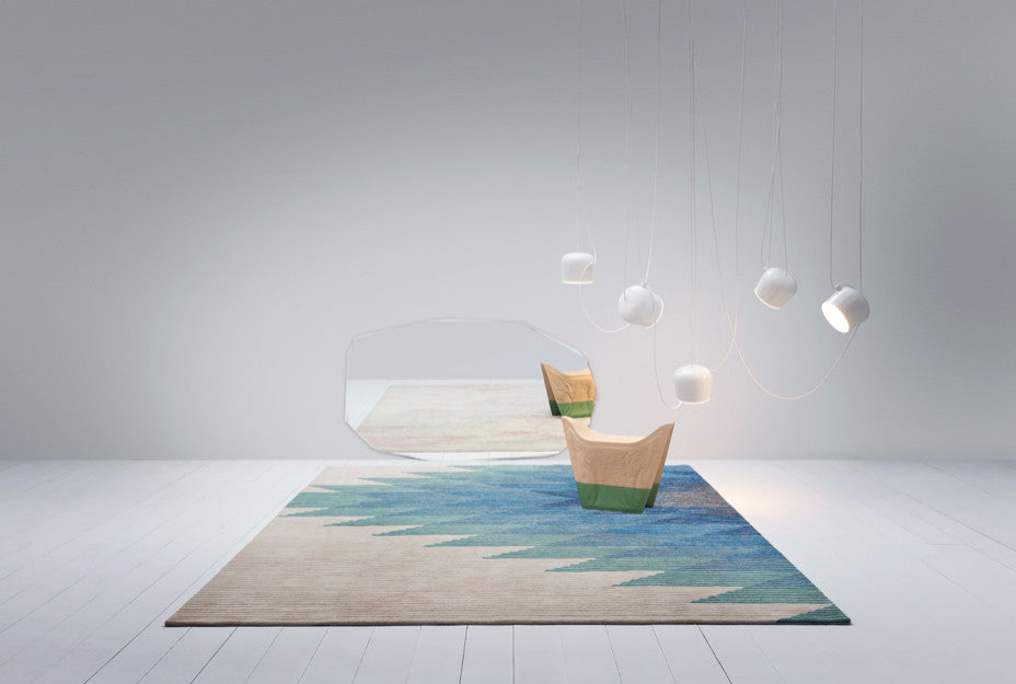 Lake Rug - Shades of Blue by Golran | Do Shop