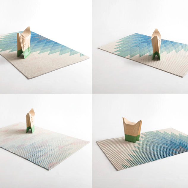 Lake Rug - Shades of Blue by Golran | Do Shop