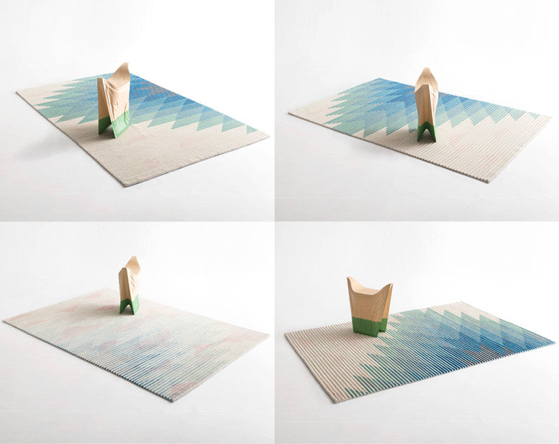 Lake Rug - Shades of Blue by Golran | Do Shop