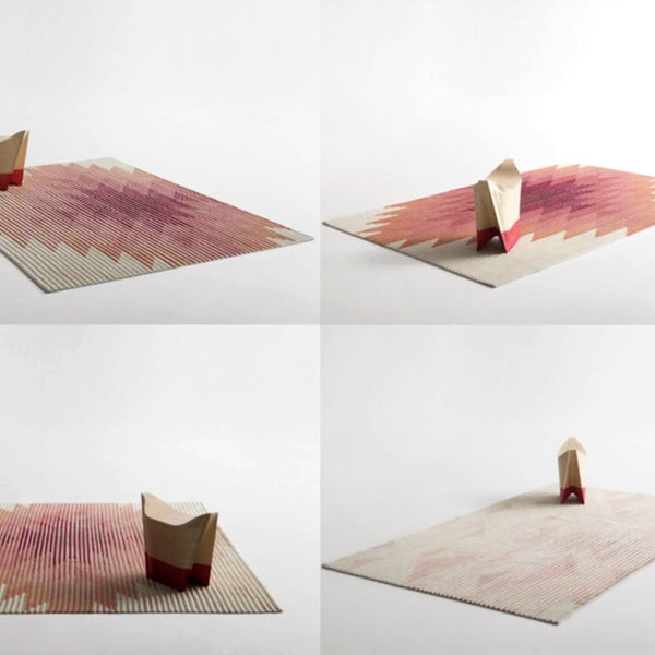 Lake Rug - Shades of Red by Golran | Do Shop