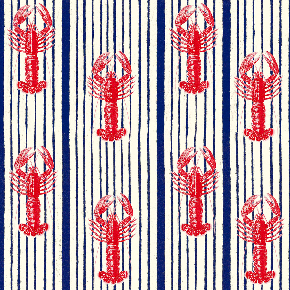 Mediterranean Lobster Wallpaper by MINDTHEGAP | Do Shop