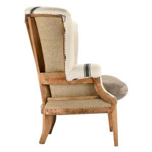 William Deconstructed Wing Chair - Leather by MINDTHEGAP | Do Shop