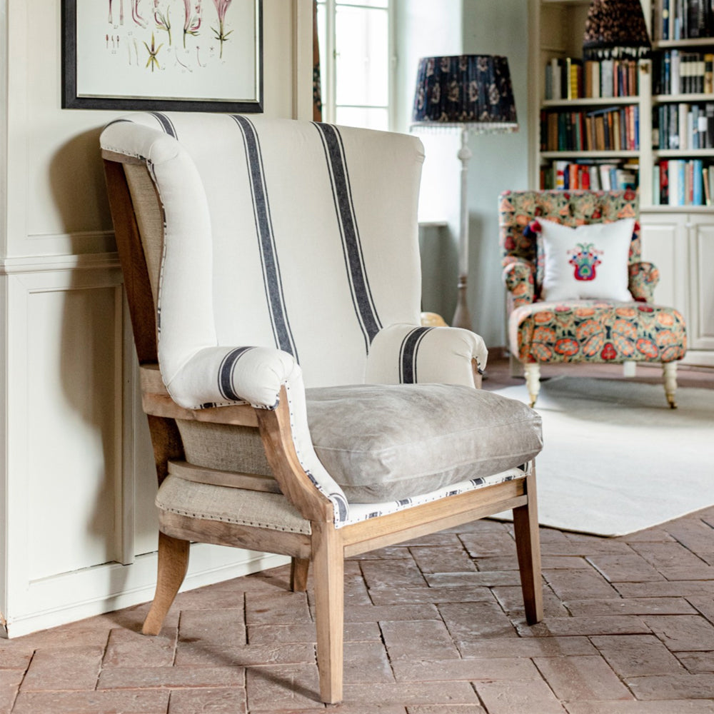 William Deconstructed Wing Chair - Leather by MINDTHEGAP | Do Shop