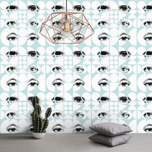 Eyes and Circles Wallpaper by MINDTHEGAP | Do Shop
