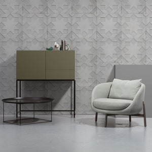 Moulded Star Wallpaper by Nada Debs for Monochrome Collection- NLXL - Do Shop