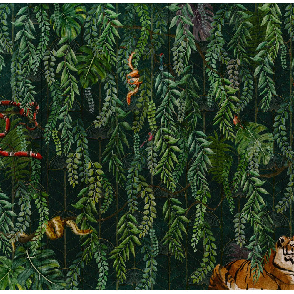 Art Deco Jungle Wallpaper by UON - NLXL | Do Shop