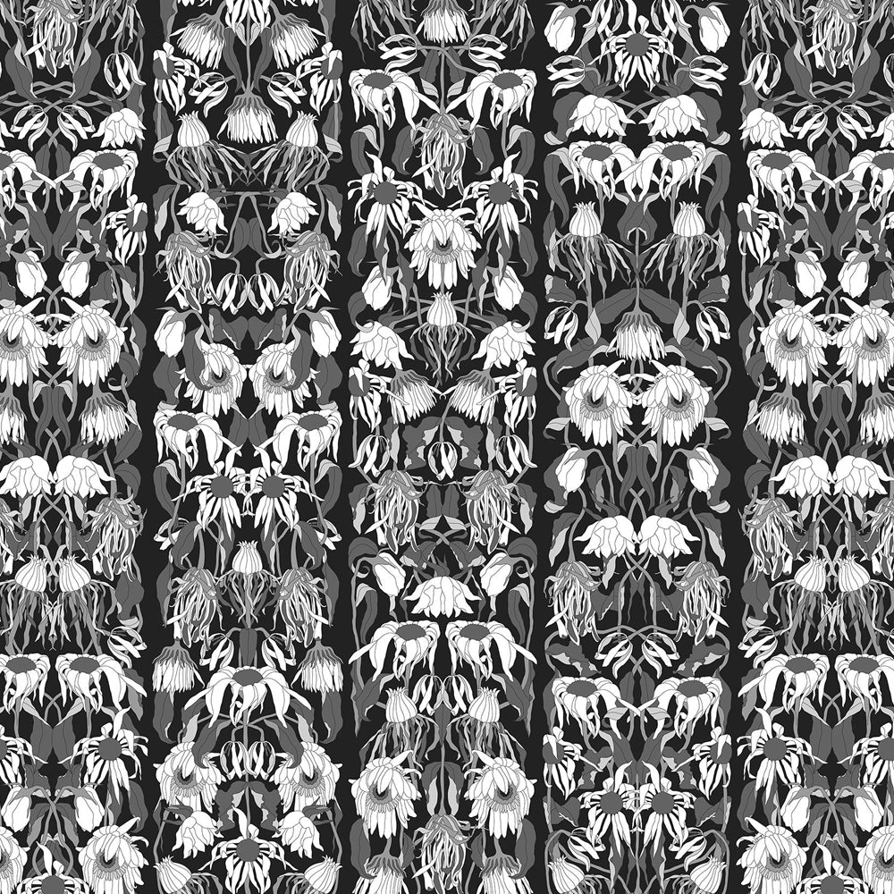 Withered Flowers Black Archives Wallpaper by Studio Job - NLXL - Do Shop