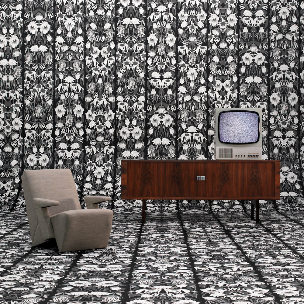 Withered Flowers Black Archives Wallpaper by Studio Job - NLXL - Do Shop
