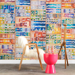 Colored Chalk Wallpaper by Mr & Mrs Vintage - NLXL LAB - Do Shop