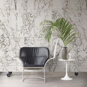White Marble Tiles 48.7 x 76.9 cm Materials Wallpaper by Piet Hein Eek - NLXL - Do Shop