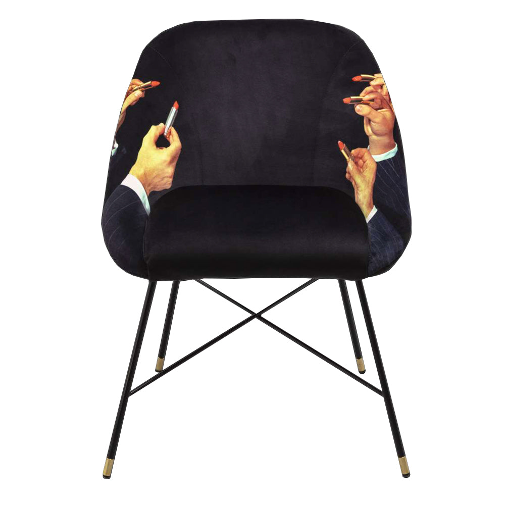 Black Lipsticks - Padded Chair - Seletti Wears Toiletpaper | Do Shop