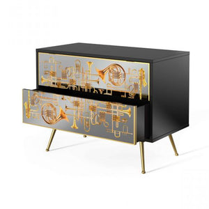 Two Drawers Dresser - Trumpets - Seletti Wears Toiletpaper | Do Shop