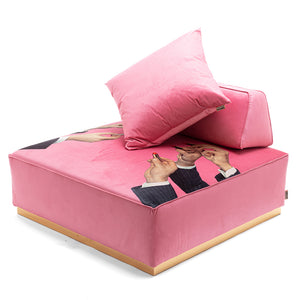 Pink Lipstick - Pouf - Seletti Wears Toiletpaper | Do Shop