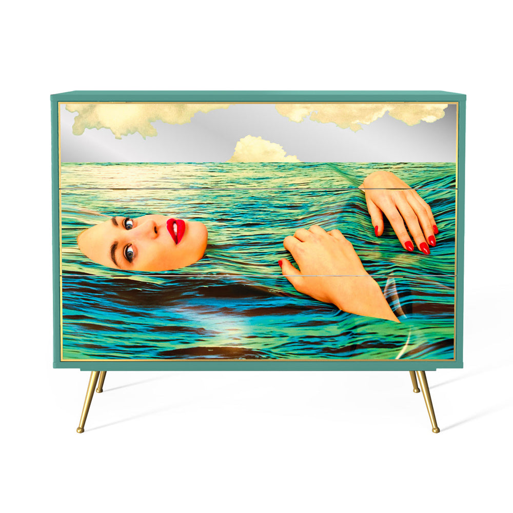Three Drawers Dresser - Seagirl - Seletti Wears Toiletpaper | Do Shop